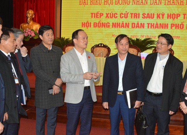 Chủ tịch HĐND TP Nguyễn Ngọc Tuấn TXCT huyện Hoài Đức